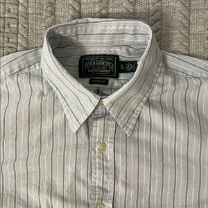 Polo Country Ralph Lauren Classic Fit Striped Poplin Shirt Button Down